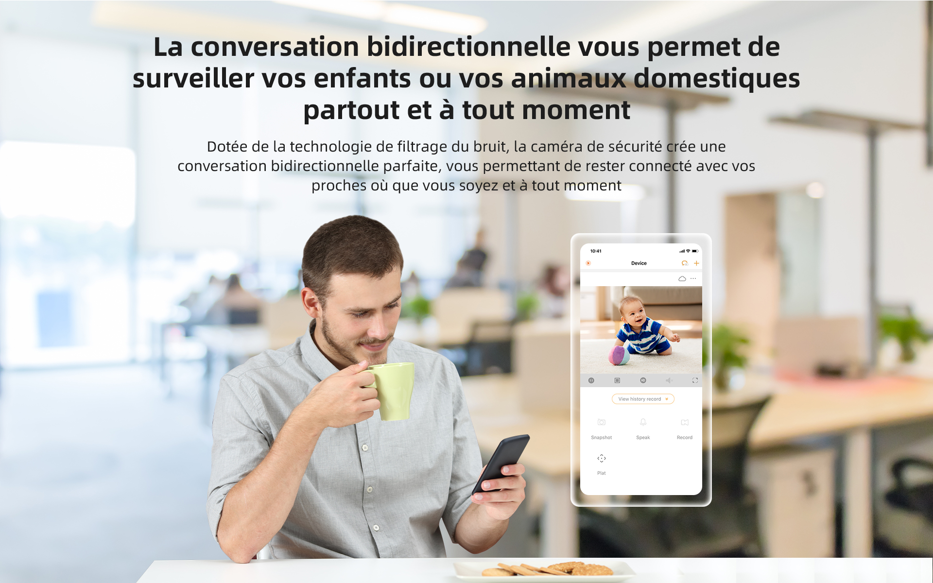 IIMOU– caméra de Surveillance