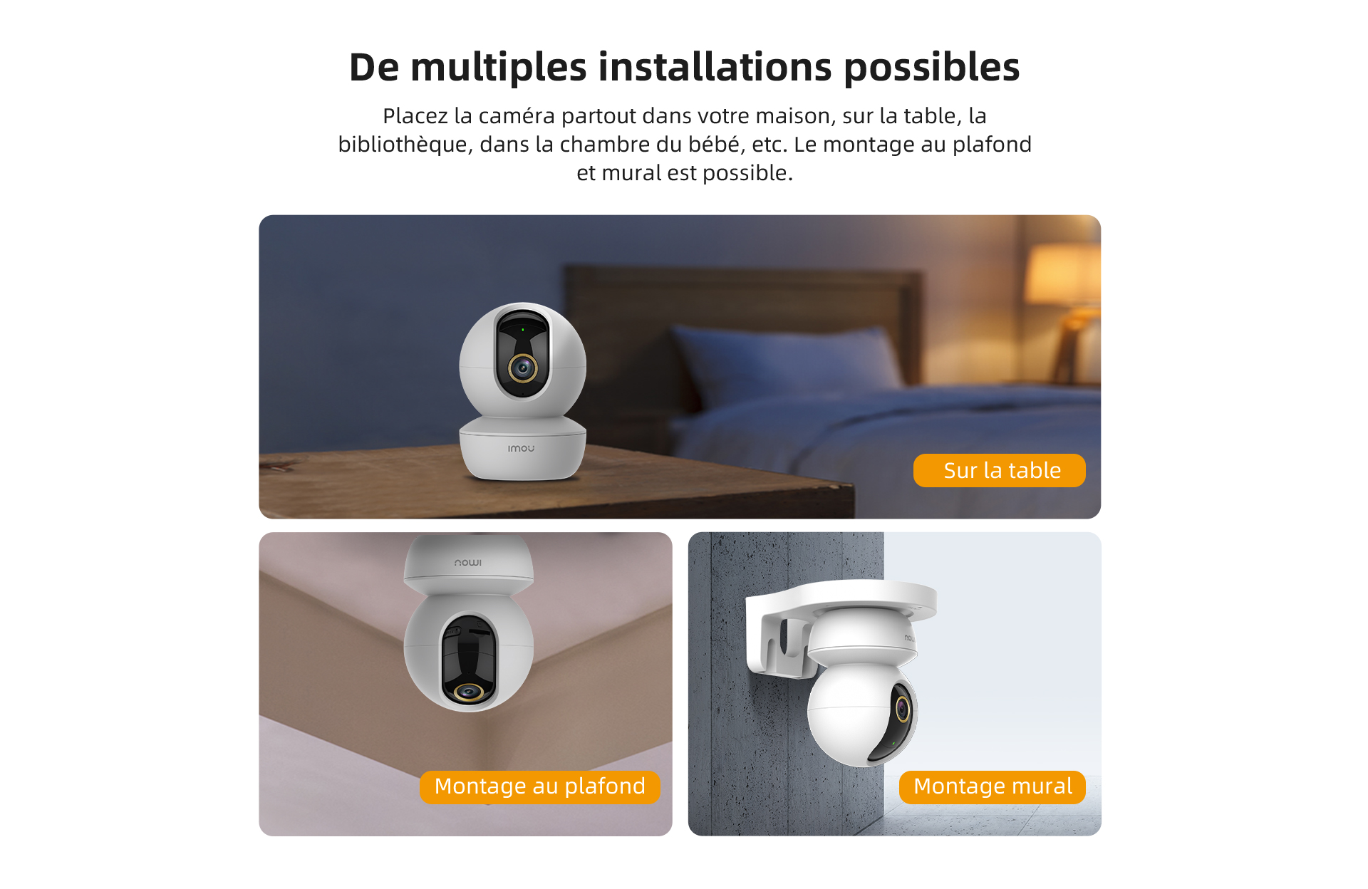 IIMOU– caméra de Surveillance