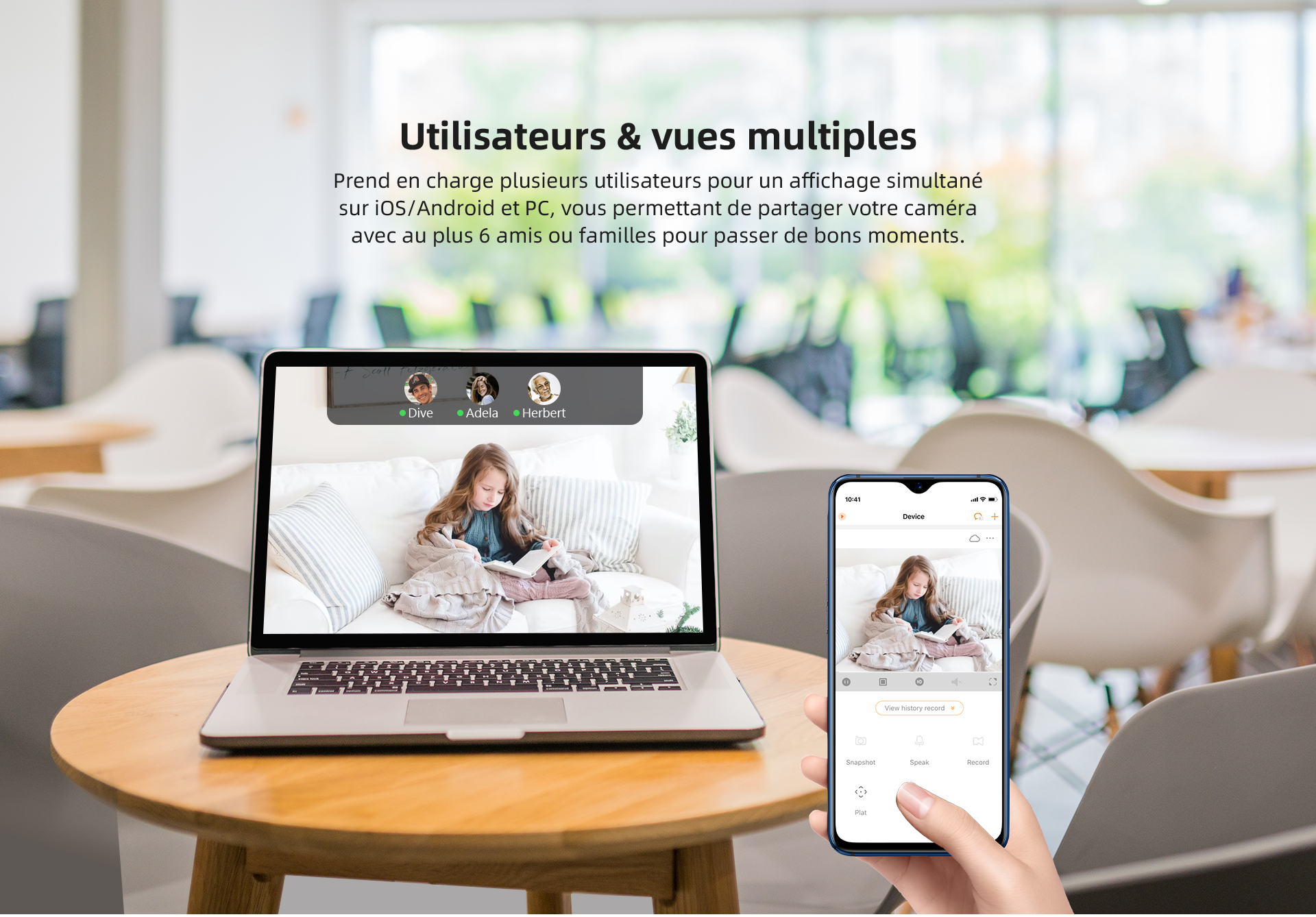 IIMOU– caméra de Surveillance