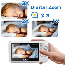 Babyphone vidéo 4.3