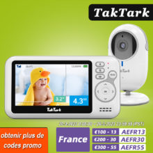 Babyphone vidéo 4.3