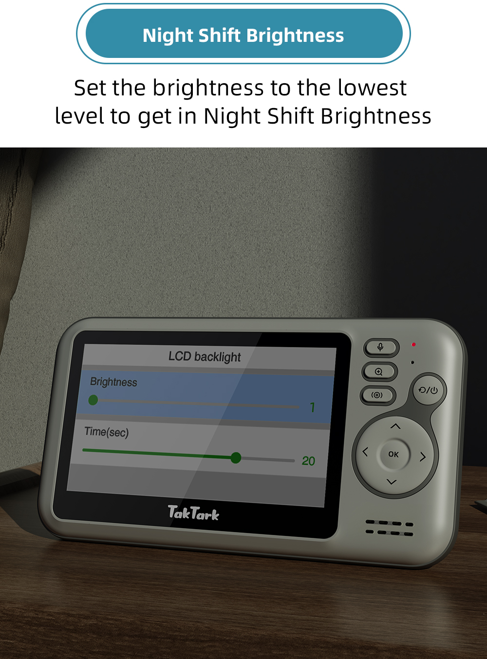 Babyphone vidéo 4.3