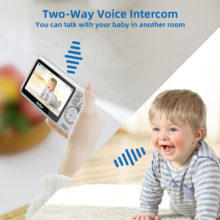 Babyphone vidéo 4.3