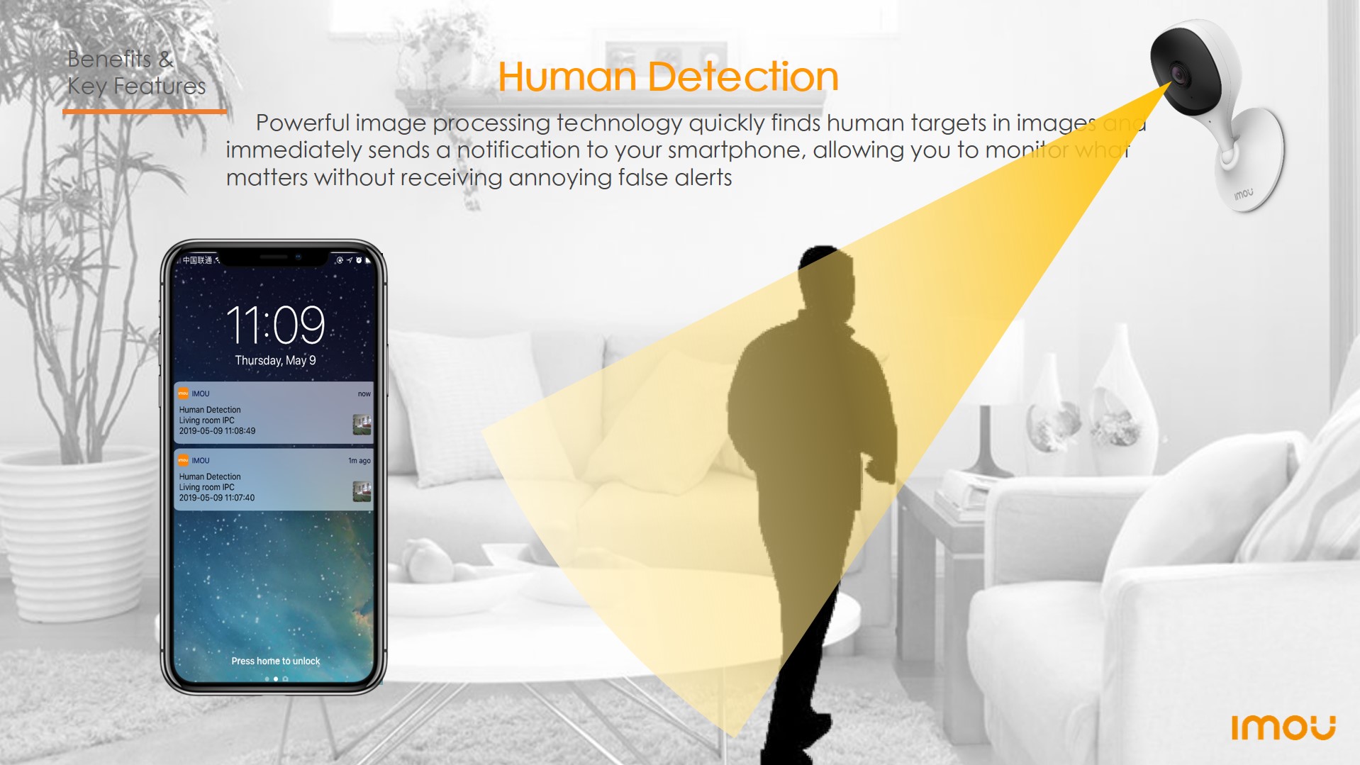 IMOU – Caméra de surveillance intérieure