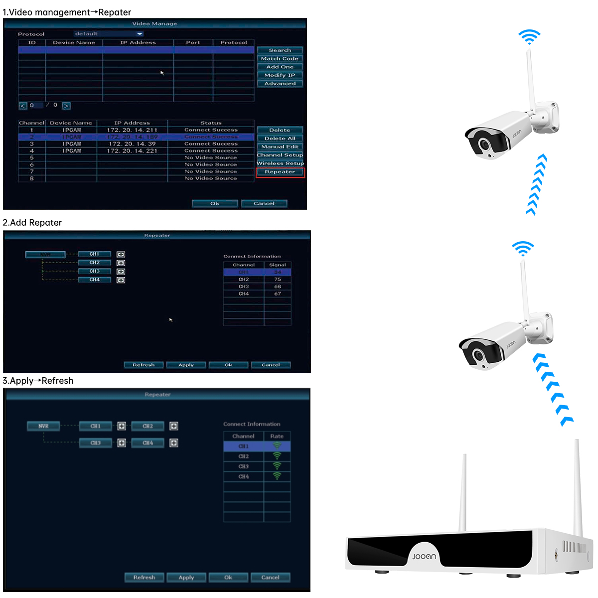 Jooan 10CH NVR 3MP 5MP Jooan 10CH NVR 3MP 5MP