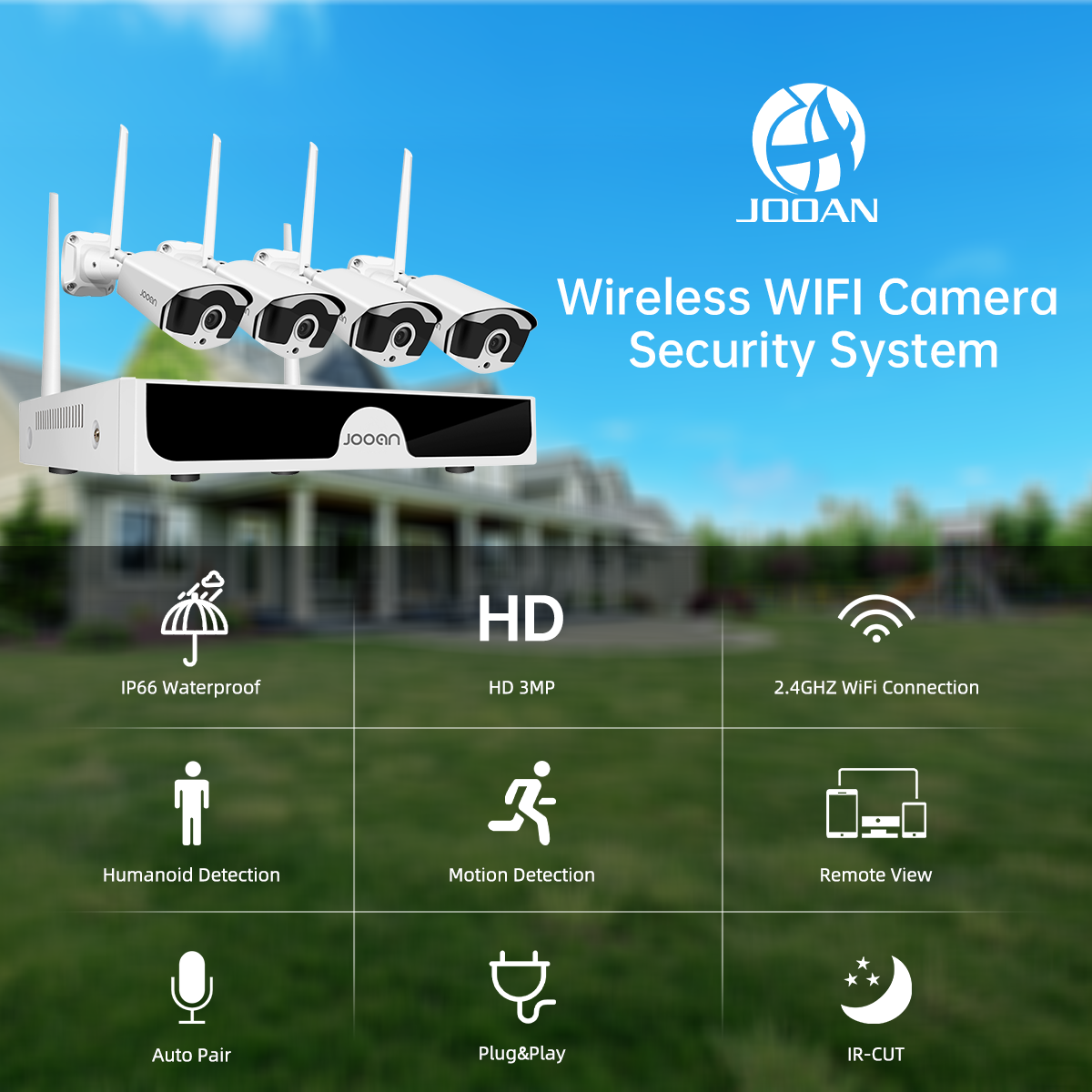 Jooan 10CH NVR 3MP 5MP Jooan 10CH NVR 3MP 5MP