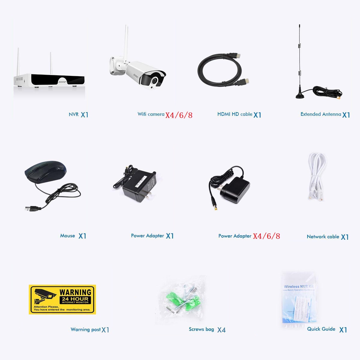 Jooan 10CH NVR 3MP 5MP Jooan 10CH NVR 3MP 5MP