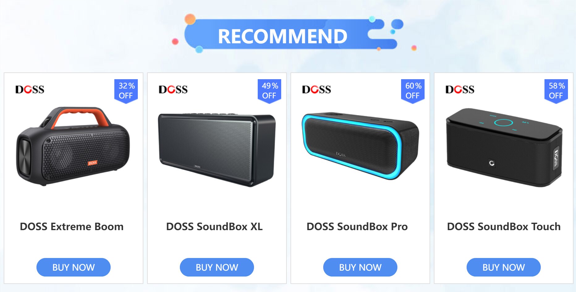 DOSS – enceinte Bluetooth XL