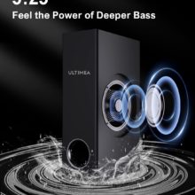 Barre de son TV 2.1, système sonore Home cinéma