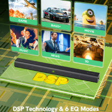 Ultidea – haut-parleur barre de son TV 120W