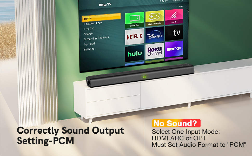 Ultidea – haut-parleur barre de son TV 120W Ultidea – haut-parleur barre de son TV 120W