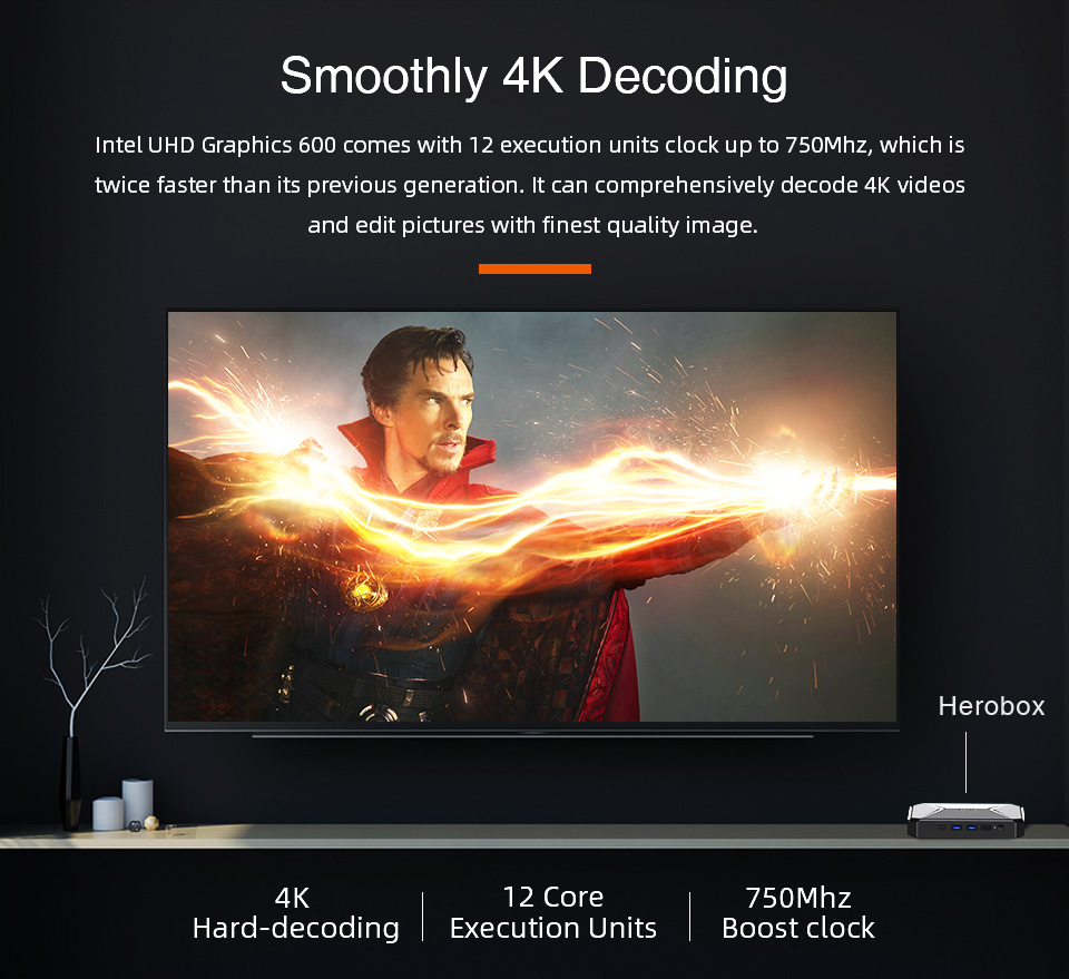 CHUWI – Mini pc de bureau HeroBox