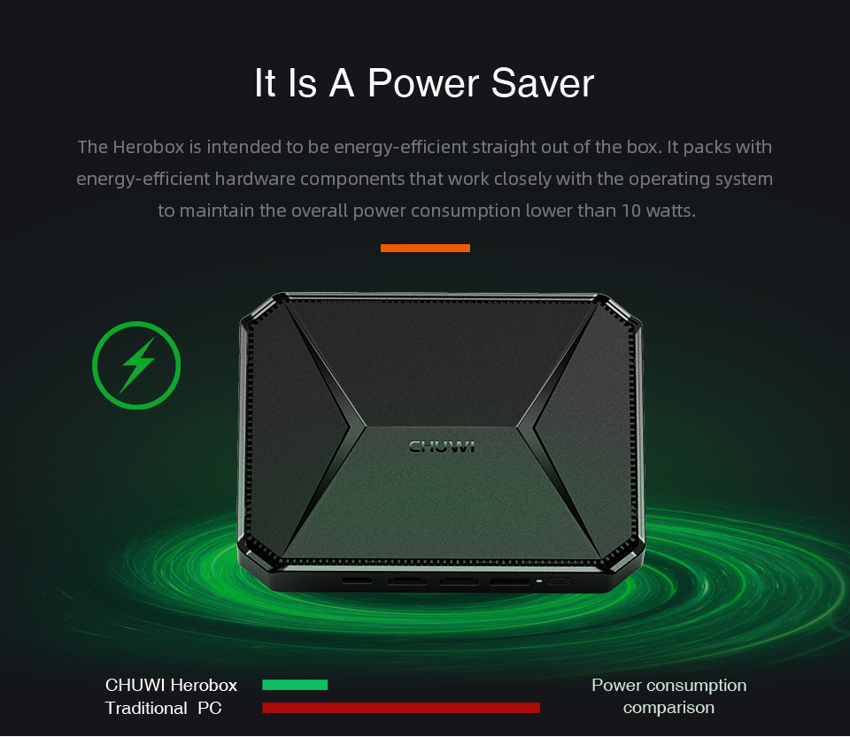 CHUWI – Mini pc de bureau HeroBox
