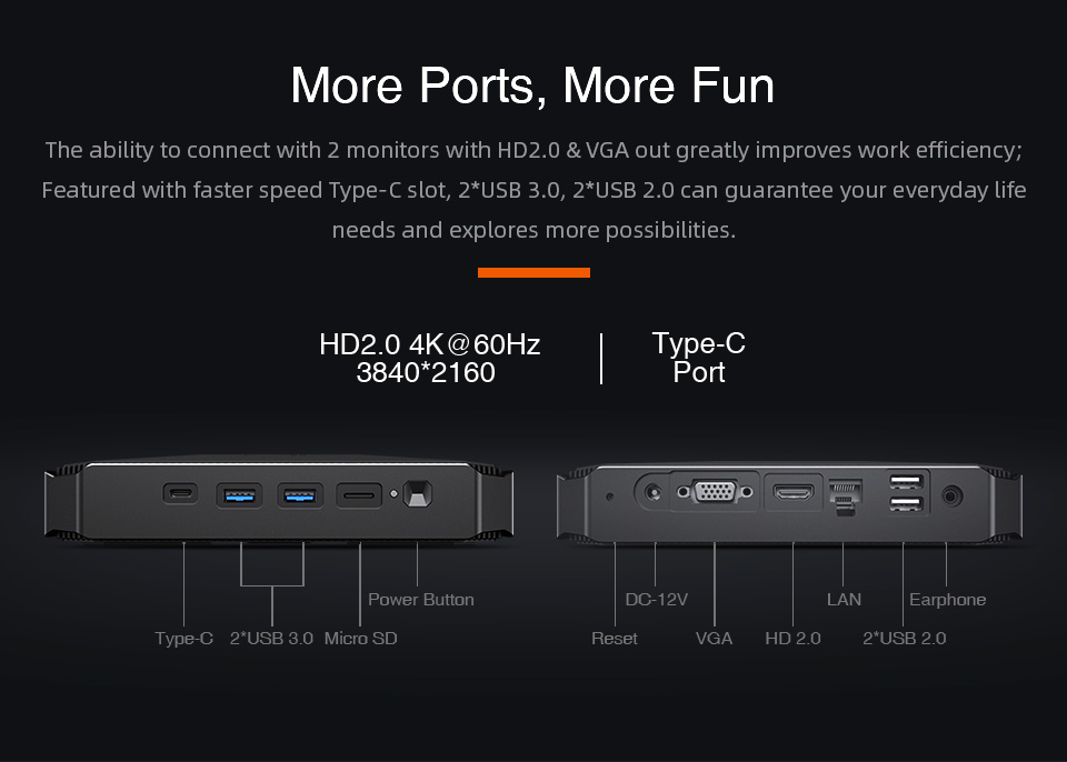 CHUWI – Mini pc de bureau HeroBox