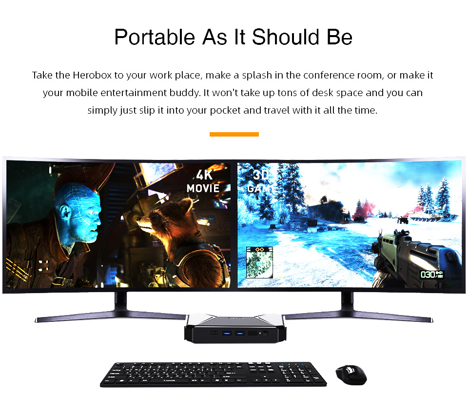 CHUWI – Mini pc de bureau HeroBox