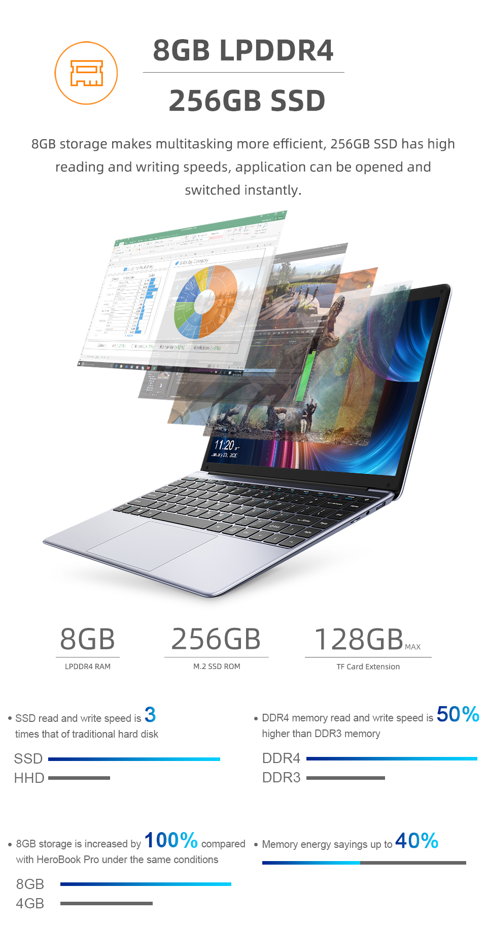 CHUWI – HeroBook Pro PC portable