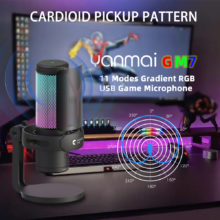 Yanmai – Microphone de jeu USB GM7