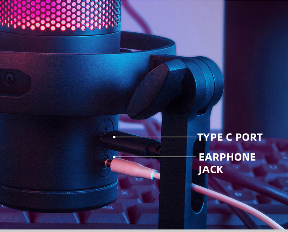 Yanmai – Microphone de jeu USB GM7