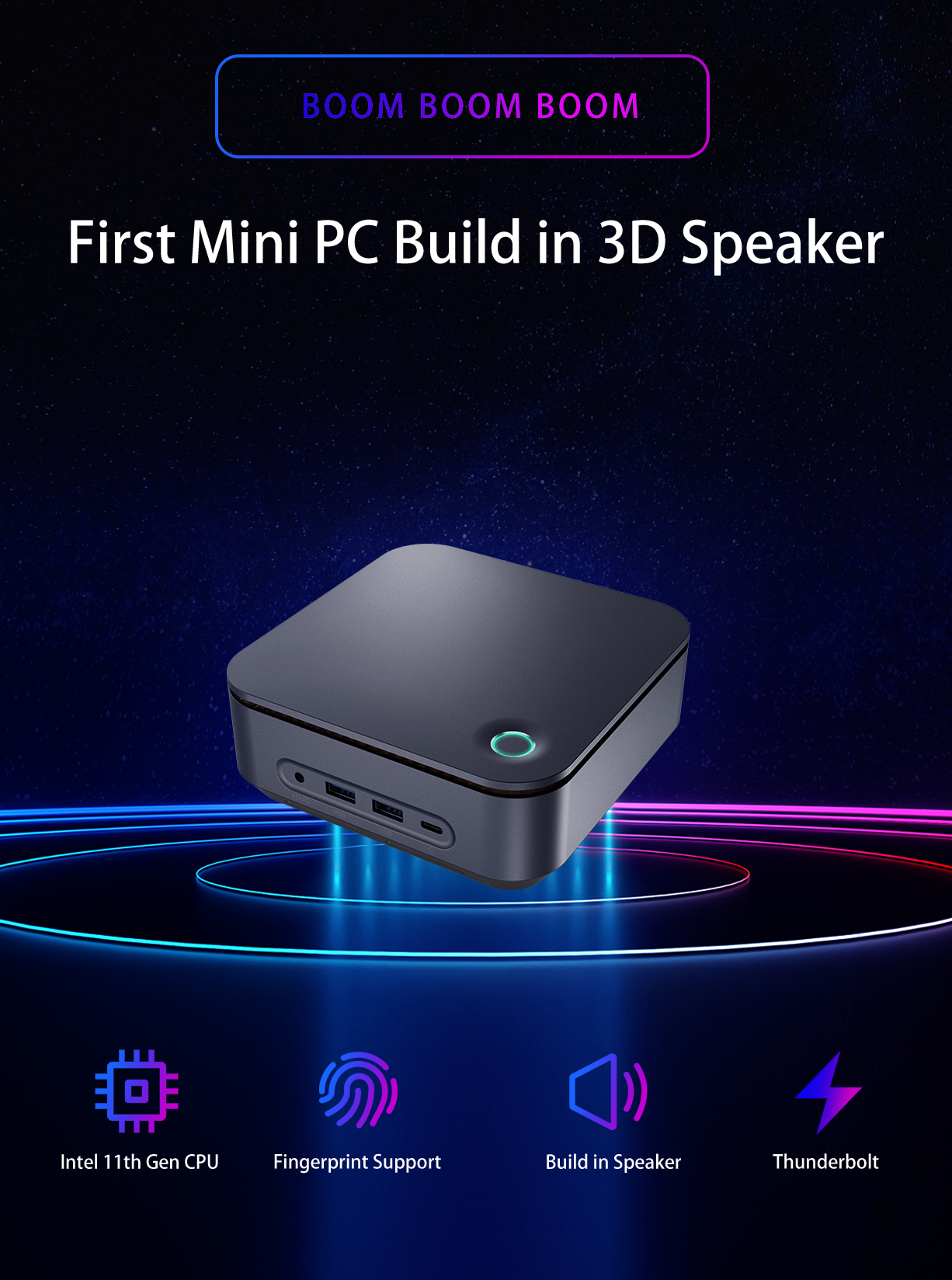 Mini PC Intel 11th Core i5 i7
