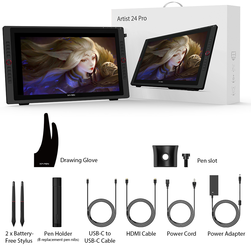 XPPen – tablette graphique Artist 24 Pro XPPen – tablette graphique Artist 24 Pro
