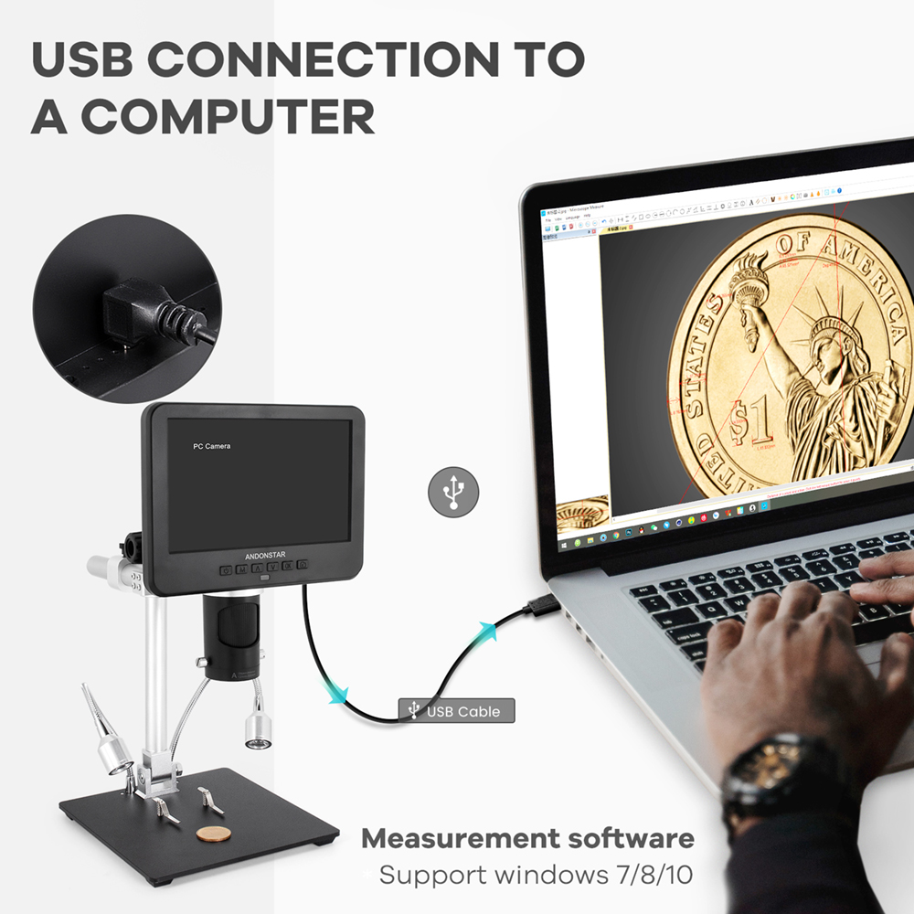 Andonstar – Microscope numérique 10