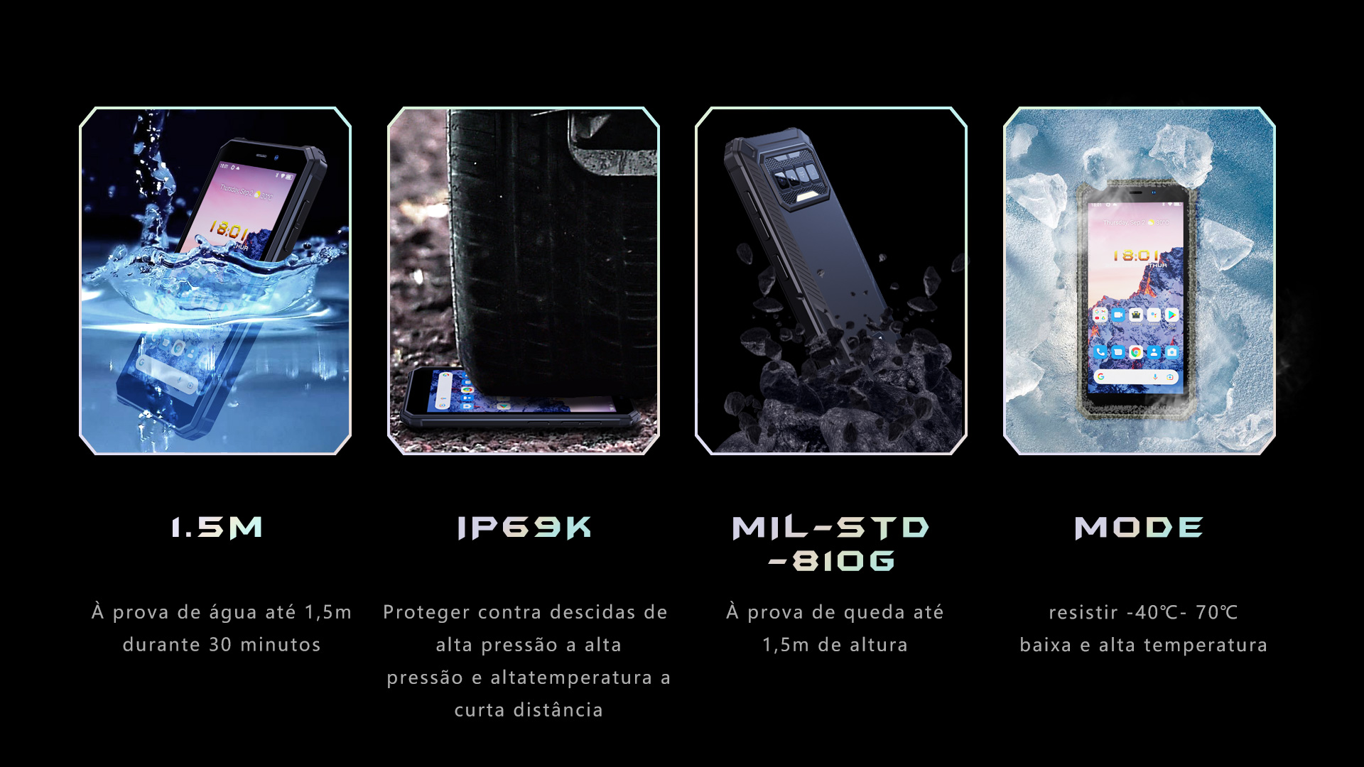 IIIF150 H2022 IP68/IP69K téléphone