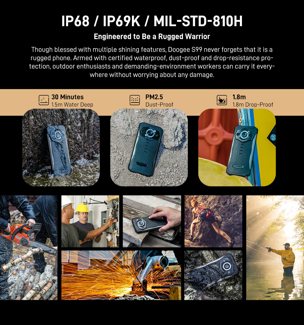 DOOGEE – téléphone S99 robuste DOOGEE – téléphone S99 robuste