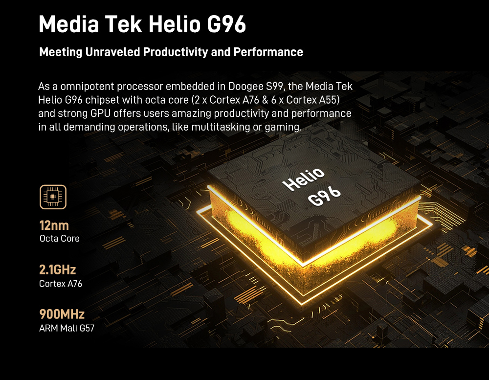 DOOGEE – téléphone S99 robuste DOOGEE – téléphone S99 robuste