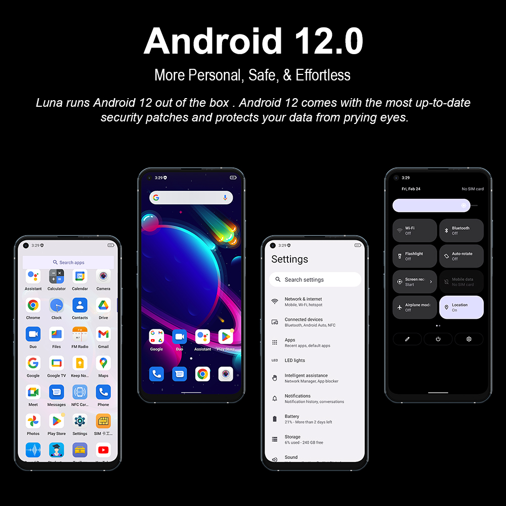 Unihertz – Smartphone Luna de 8 go