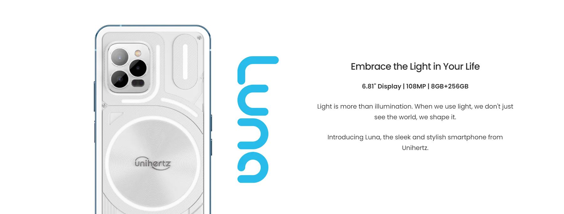 Unihertz – Smartphone Luna de 8 go