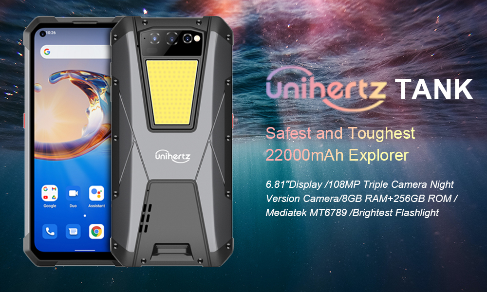 Unihertz – Smartphone à Vision nocturne Unihertz – Smartphone à Vision nocturne