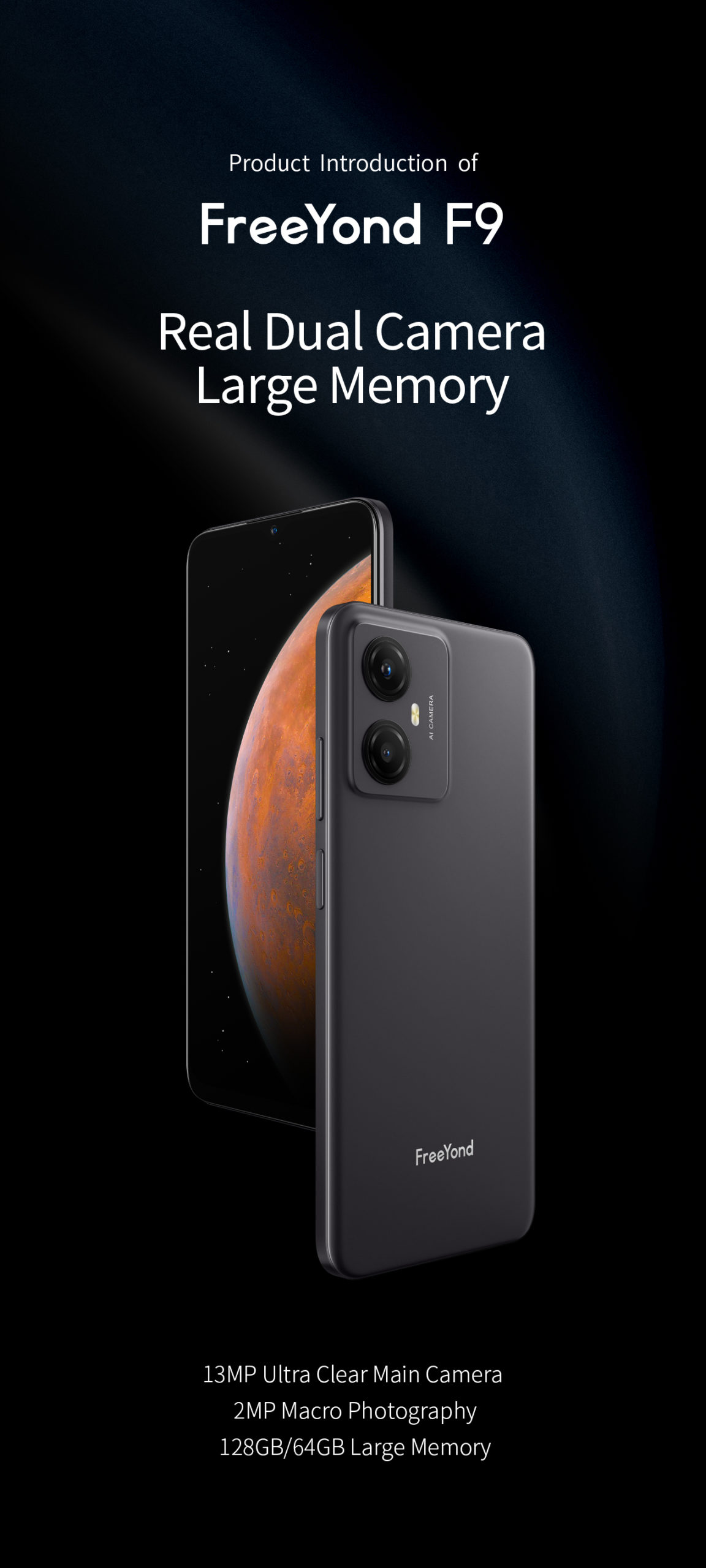 FreeYond – Smartphone F9, Version globale FreeYond – Smartphone F9, Version globale