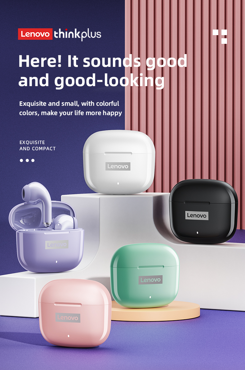 Lenovo – écouteurs sans fil Bluetooth 5.1