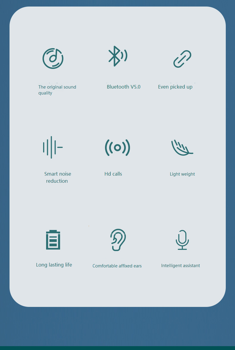 Lenovo Écouteurs sans Fil Bluetooth