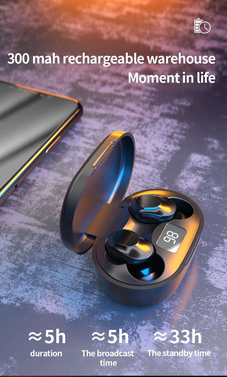 Lenovo Écouteurs sans Fil Bluetooth