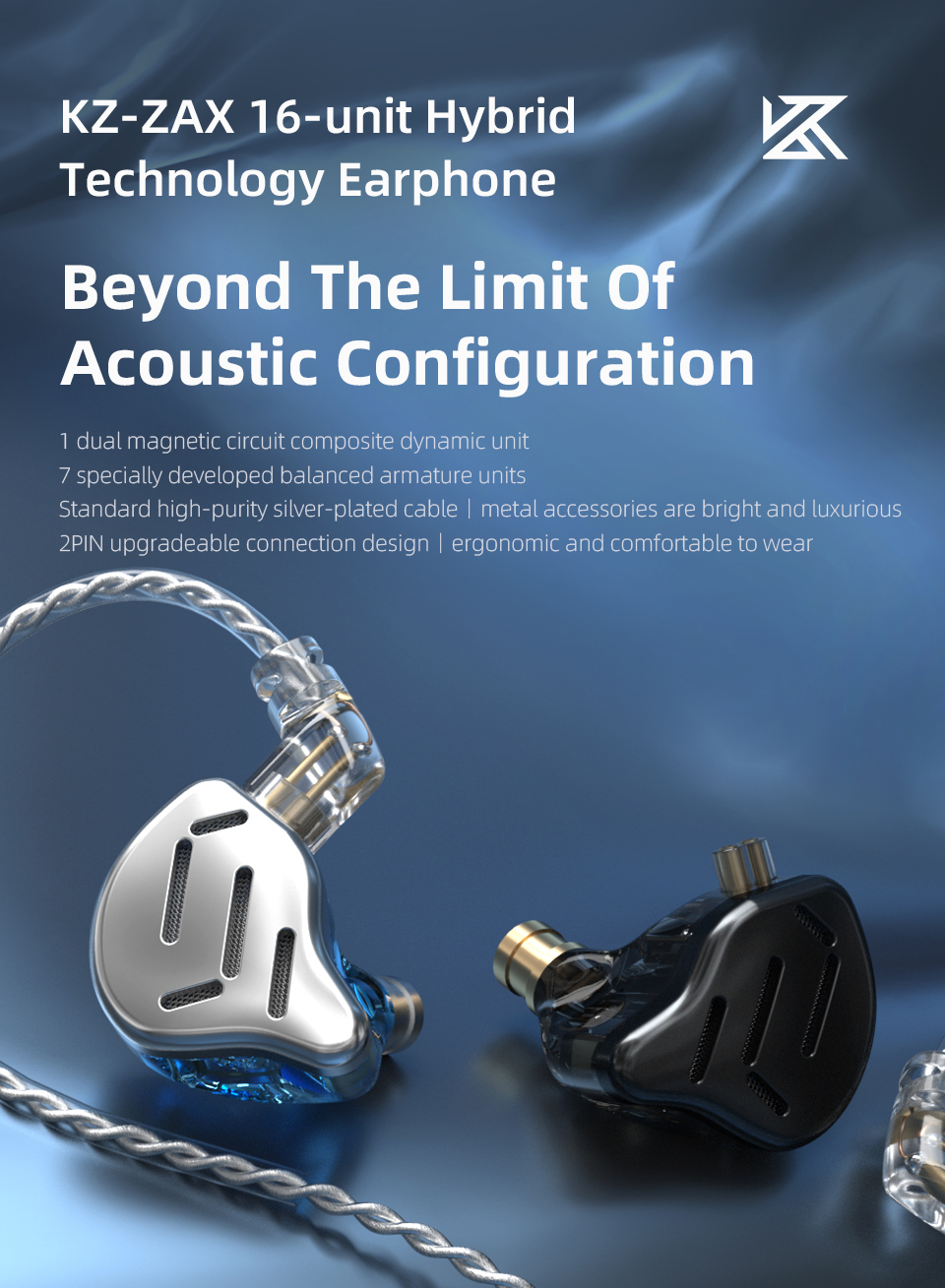 KZ ZAX – écouteurs intra-auriculaires