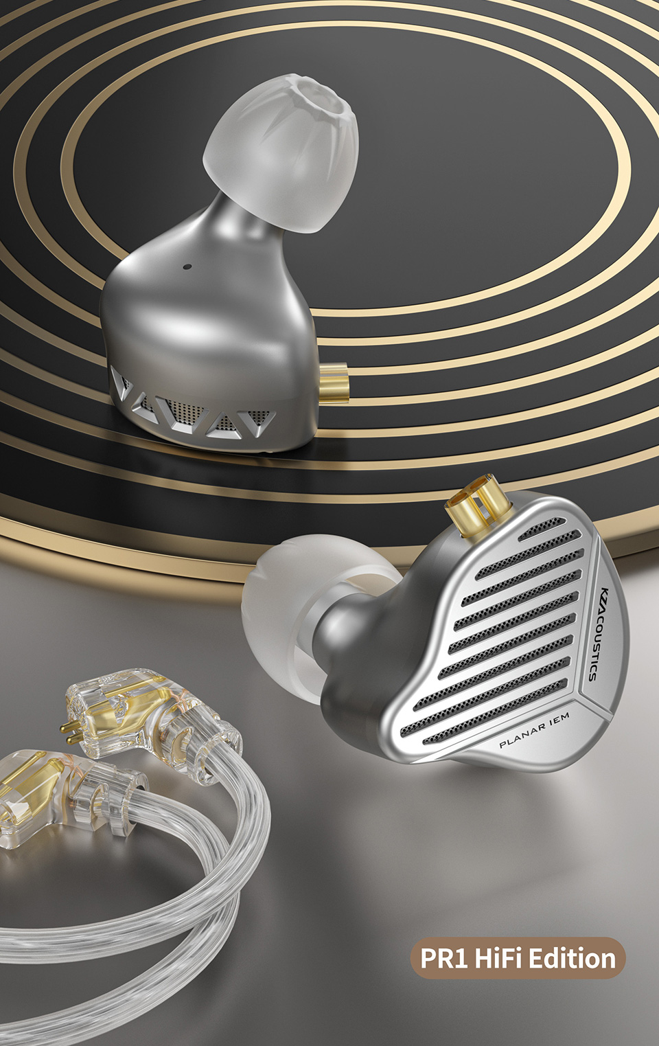 KZ PR1 écouteurs filaires intra-auriculaires, casque de musique, hi-fi, basse, moniteur, écouteurs, casque de Sport