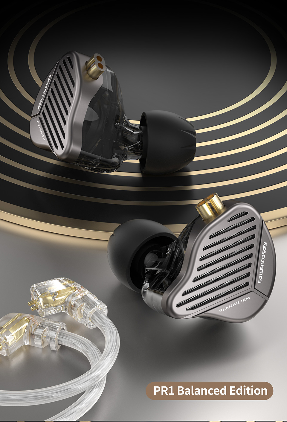 KZ PR1 écouteurs filaires intra-auriculaires, casque de musique, hi-fi, basse, moniteur, écouteurs, casque de Sport