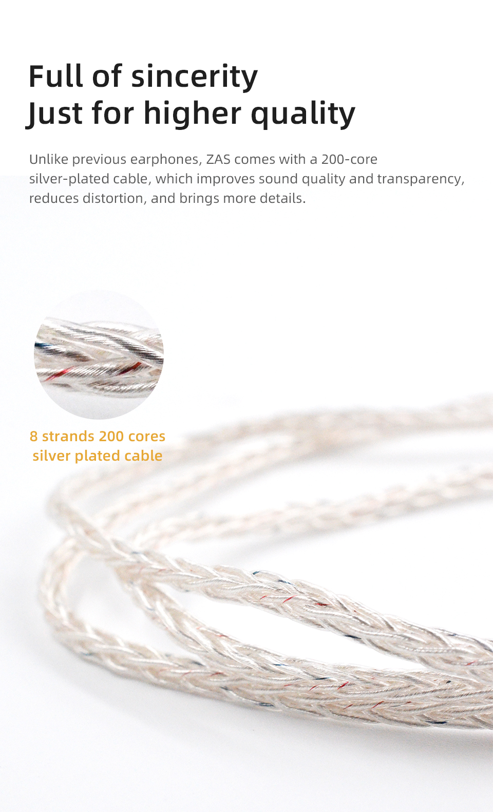 KZ – écouteurs ZAS 7BA + 1DD