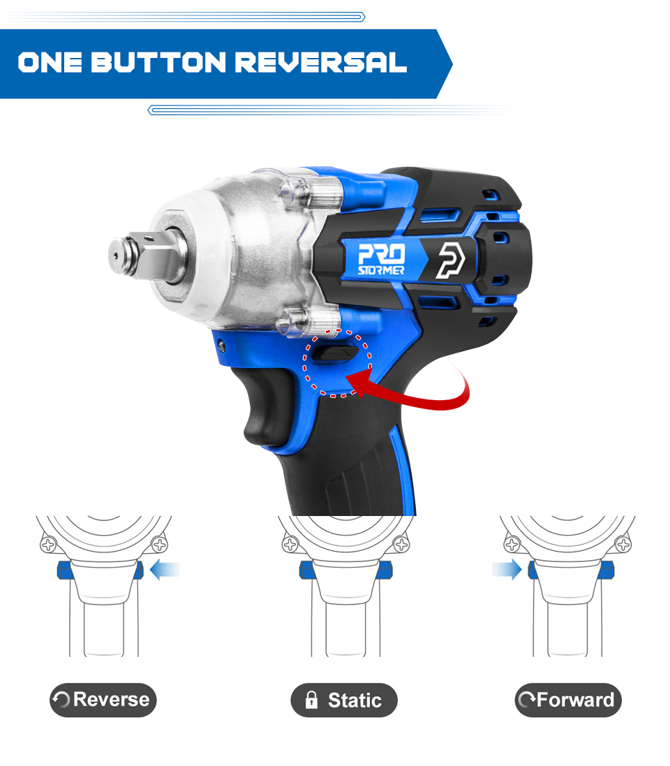 PROSTORMER – clé à chocs électrique 21V