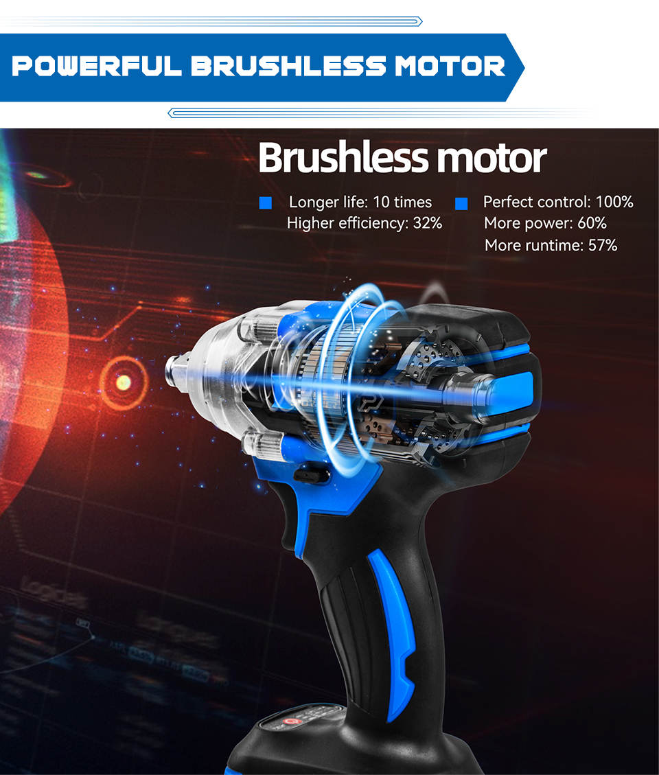 PROSTORMER – clé à chocs électrique 21V