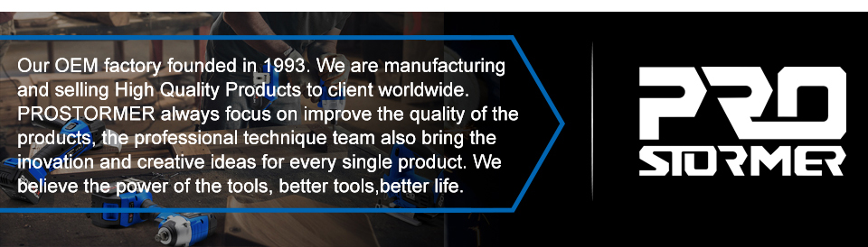 PROSTORMER – clé à chocs électrique 21V