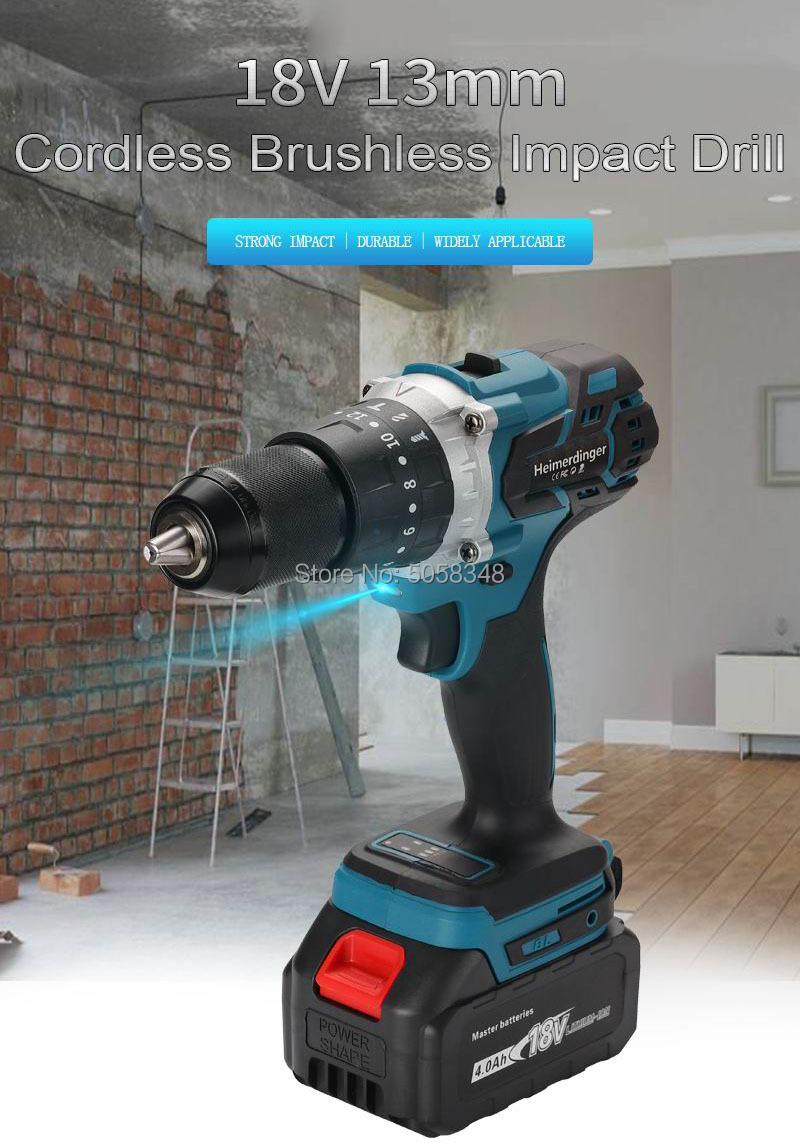 Perceuse à percussion et à tournevis sans fil