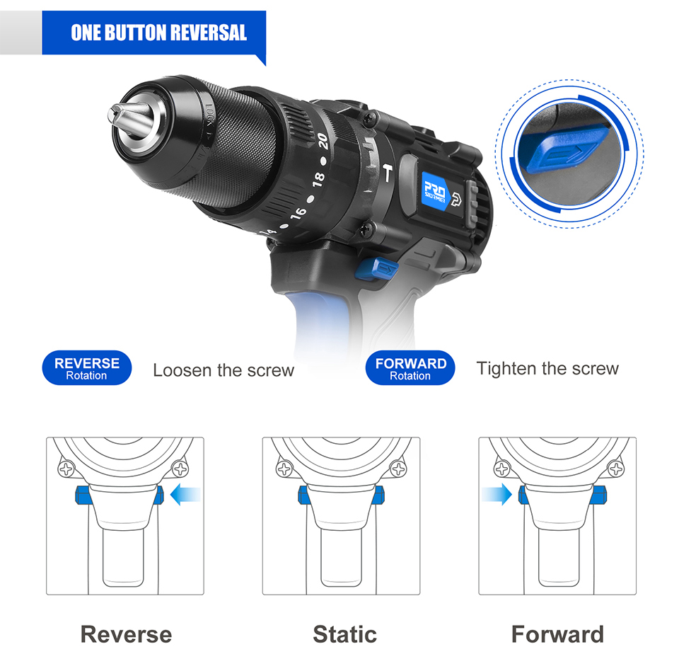 PROSTORMER – marteau perforateur sans fil