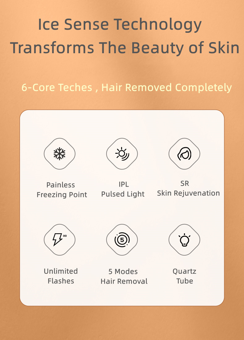 Photoépilateur Laser électrique indolore