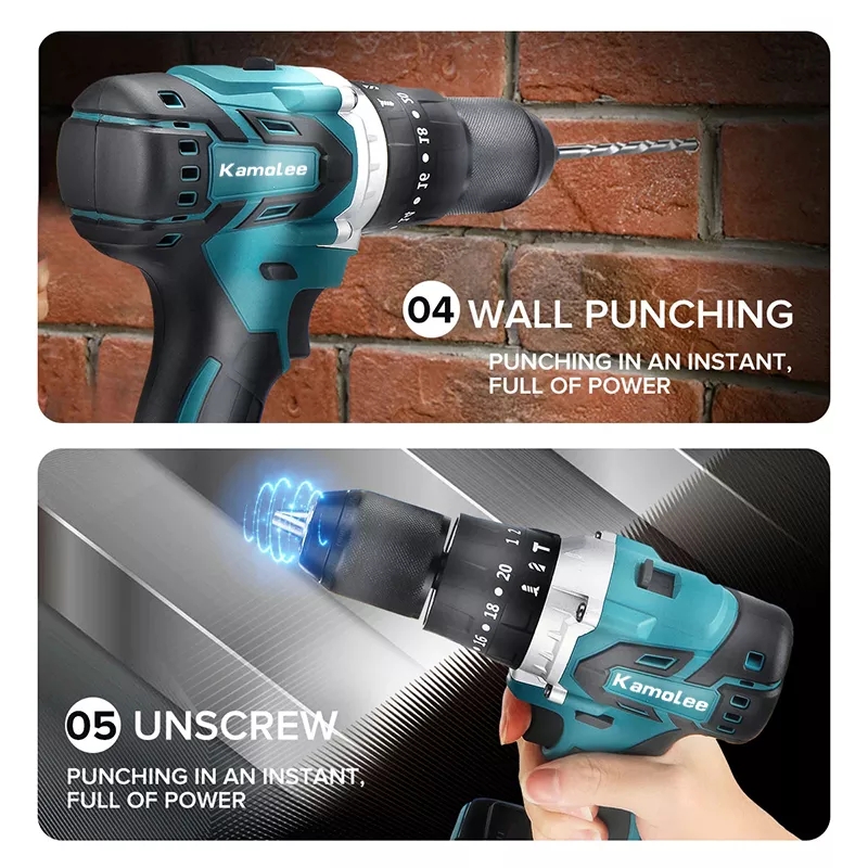 Kamolee – perceuse à percussion électrique Kamolee – perceuse à percussion électrique