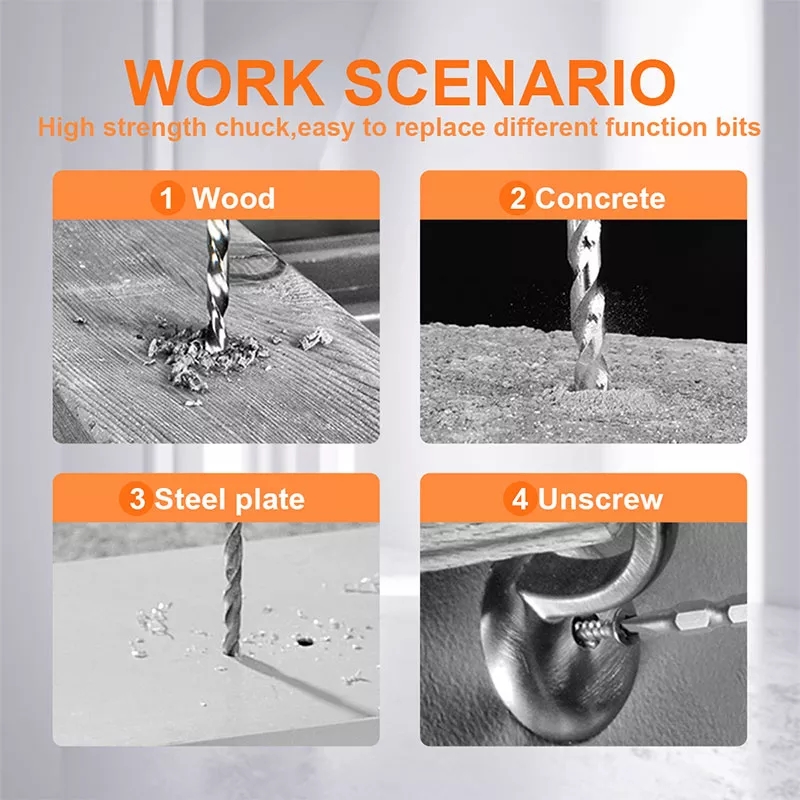 Kamolee – perceuse à percussion électrique Kamolee – perceuse à percussion électrique