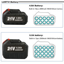 Perceuse électrique sans balais 21V 13MM