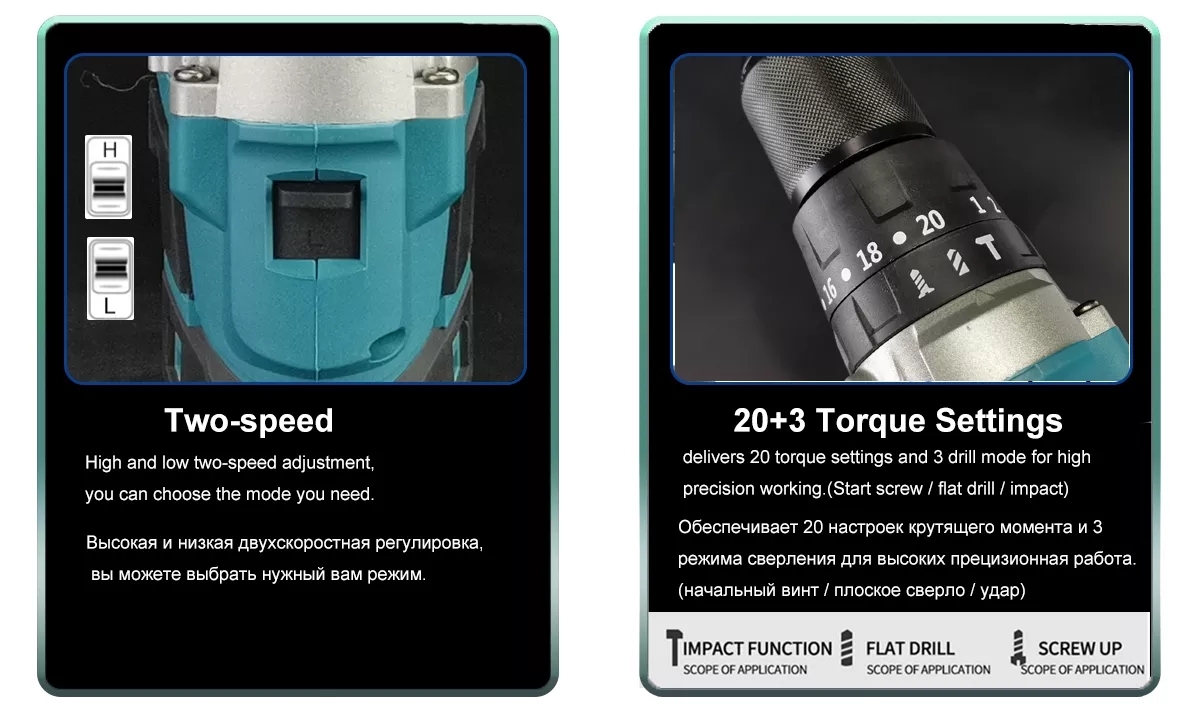 Kamolee – tournevis électrique sans fil 13mm