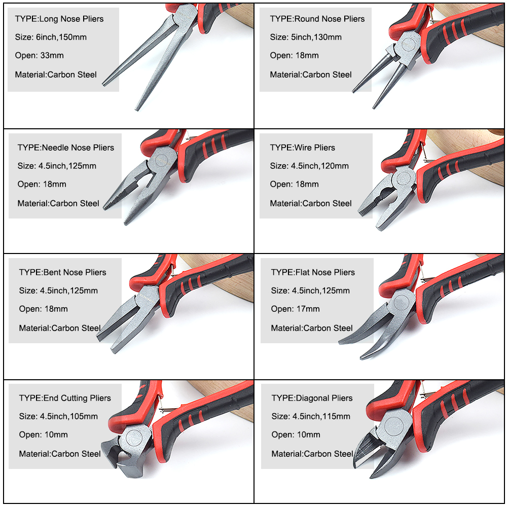 NEWACALOX – Mini pinces pointues pour électricien